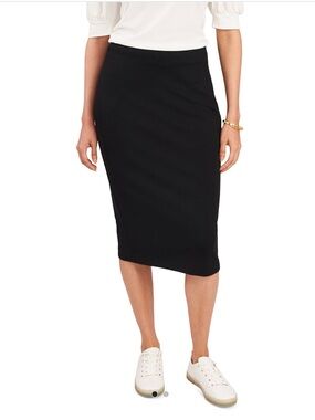 Vince Camuto Black Stretch Pencil Skirt